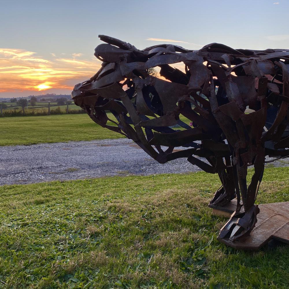 Toro Grande 2018 Welded steel, unique piece - Height : 34,64 in