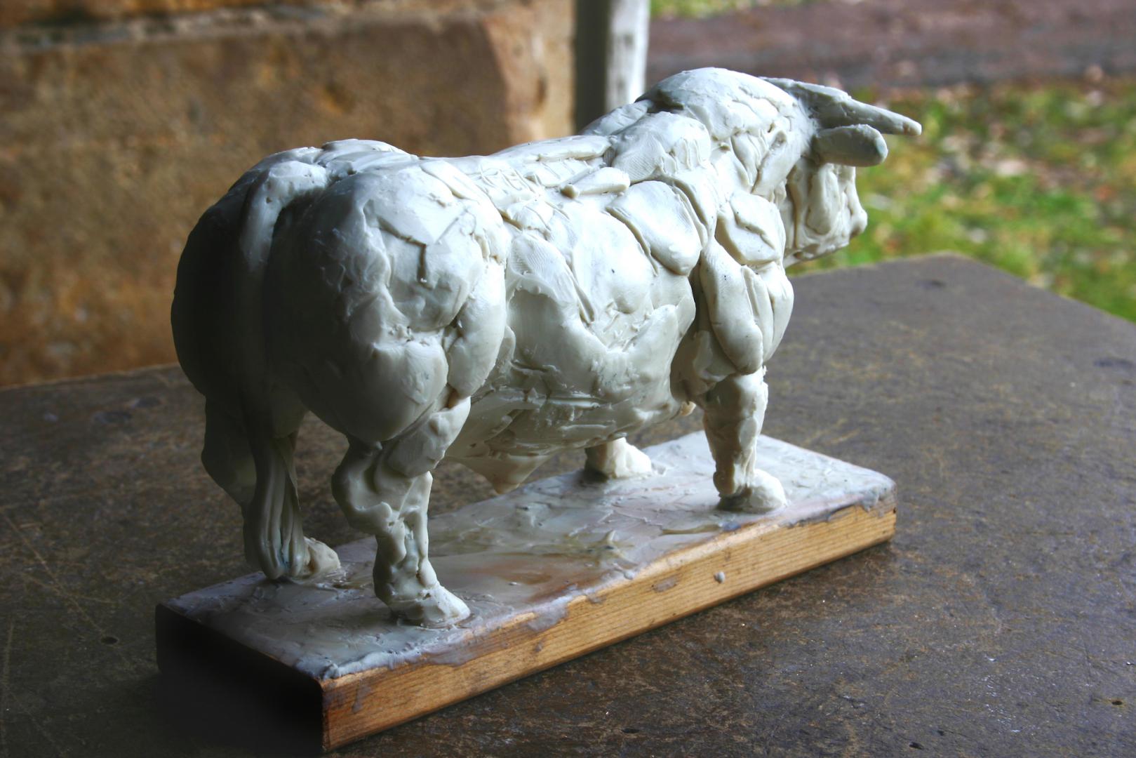 Mister Charolais 2017 - Original model in plastilina