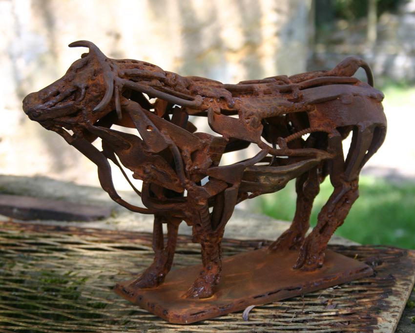 Toro antico 2017 Welded steel - Height : 9,25 in