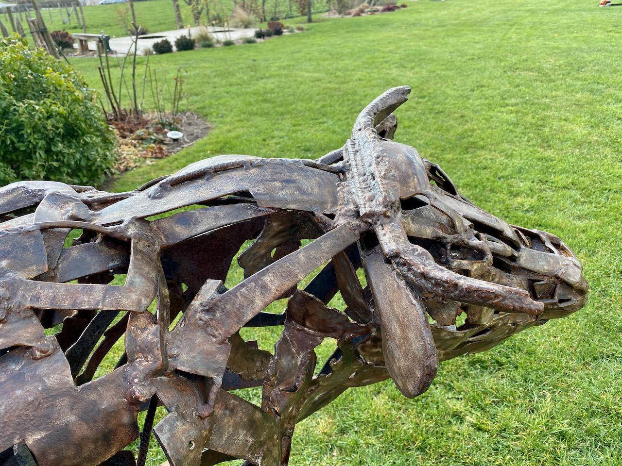 Toro Grande 2018 Welded steel, unique piece - Height : 34,64 in