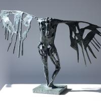 Ange XXVIII 2013 Bronze, pièce unique - Hauteur : 31,5 cm