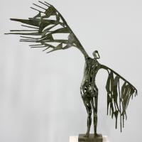 Ange XX 2005 Bronze, pièce unique - Vue de dos