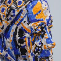 Portrait III 2006 - 2008 Bronze peint - Détail