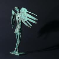 L'Ange du Printemps 2021 Acier soudé, peint - 28 x 38,5 x 14 cm