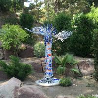 Le Palmier de la Vie et de l'Amour 2019 - Acier soudé, peint - Hauteur : 205 cm (Collection privée)