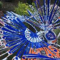 Le Palmier de la Vie et de l'Amour 2019 - Acier soudé, peint - Hauteur : 205 cm (Collection privée)