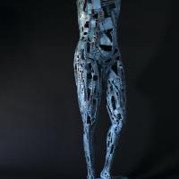 La Source 2023 Acier soudé peint et patiné - 110 x 46,5 x 31 cm