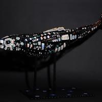 Poisson jamais vu mais qui existe 2022 Acier soudé peint - 97 x 150 x 46 cm