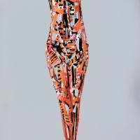 Vénus d'Octobre 2008 Bronze soudé, peint P.U. - Hauteur : 78 cm (Collection privée)