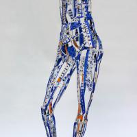 Vénus du Sud 2009 Bronze soudé, peint P.U. - Hauteur : 1,75 m