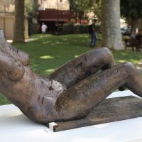 Femme allongée - Vue de l'exposition au Portail des Jacobins, Carcassonne 2022