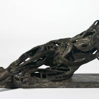 Femme allongée  2004 Bronze, pièce unique - Hauteur : 15,5 cm