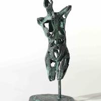 Buste de femme 2003 Bronze, pièce unique - 24,5 x 11,5 x 9 cm