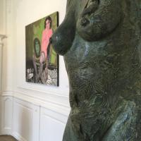 L'Italienne - Vue de l'exposition Salles Jean-Hélion, Issoire