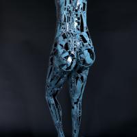 La Source 2023 Acier soudé peint et patiné - 110 x 46,5 x 31 cm