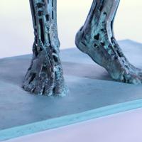 La Source 2023 Acier soudé peint et patiné - 110 x 46,5 x 31 cm