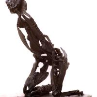 Le Pardon  1996 Bronze soudé, pièce unique - Hauteur : 29 cm (Coll. privée)