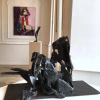 Femme assise  - Vue exposition Salles Jean-Hélion, Issoire