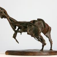 Au-delà du destin  2000 Bronze P.U. - Hauteur : 19,5 cm