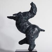 Cheval cabré  1990 Bronze 8 ex. - Hauteur : 39 cm