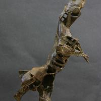 Extension II  2005 Bronze P.U. - Hauteur : 43 cm