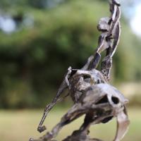 Au-delà du destin II 2000 Bronze P.U. - Hauteur : 28 cm