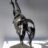 Cheval 1998 Bronze soudé P.U. - Hauteur : 42 cm