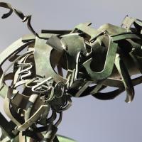 Cheval 1994 Laiton soudé P.U. - Hauteur : 44 cm