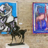 Amazone III - Vue de l'exposition aux Ecuries St Hugues de Cluny