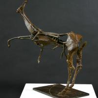 L'après saillie  2000 Bronze soudé P.U. - Hauteur : 35 cm