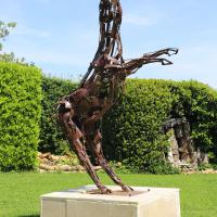 L'Indomptable 2018 Acier soudé P.U. - Hauteur : 198 x 123 x 52 cm (Collection privée)