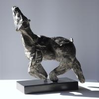 Petit cheval au trot 1992 Bronze 8 ex. - Hauteur : 21 cm