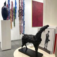 Cheval avant le départ - Stand de WS Art Gallery à Art International Zurich 