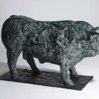 Grand taureau charolais  2016 Bronze 8 ex. - Hauteur : 19 cm