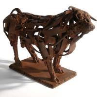 Toro antico 2017 Acier soudé P.U. - Hauteur : 23,5 cm