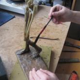 Réalisation d'une sculpture en cire