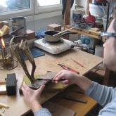 Réalisation d'une sculpture en cire