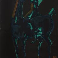 Nocturne 1998 Acrylique sur papier - 70 x 50 cm