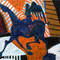 Promenade secrète 1999 Acrylique sur toile - 65 x 81 cm