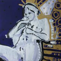 Blanc désir 2010 Acrylique sur toile - 100 x 100 cm