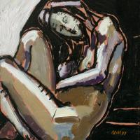 Nu 1999 Huile sur panneau - 35 x 31 cm