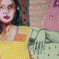 La fille à la robe jaune (détail)