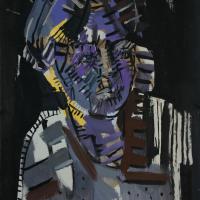 Charlotte VI 1991  Acrylique sur papier - 70 x 50 cm