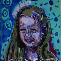 Klara 2016 Acrylique sur papier - 40 x 32 cm (Coll. privée)