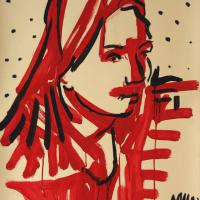  Matilda 1992 Acrylique sur papier - 70 x 50 cm