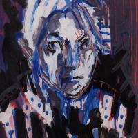  Vicky 1993 Acrylique sur papier - 49 x 34 cm