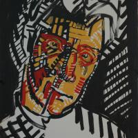  Tiziano 1991 Acrylique sur papier - 70 x 50 cm