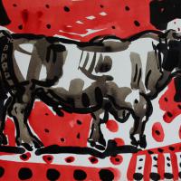 Mon voisin l'explorateur 2017 Encre de Chine sur papier - 24 x 34 cm