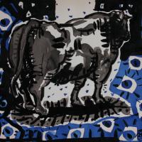 Mon voisin voudrait jouer de la trompette 2016 Encre sur papier - 24 x 30 cm