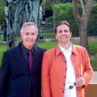 Avec le sculpteur espagnol Manolo Valdes